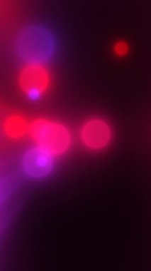 Renkli Parlayan Bokeh Işıkları Arka plan dikey videosu