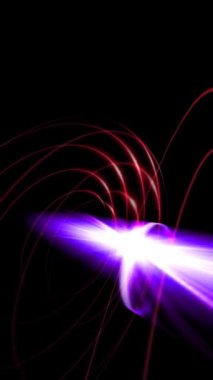 Soyut yüksek teknoloji fütüristik dijital arkaplan dikey video