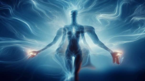 Body Aura Spirit Human Energy — Stock Video