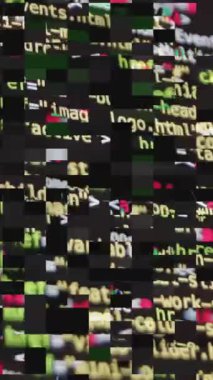 Ekran efekti dikey video üzerindeki kodlama