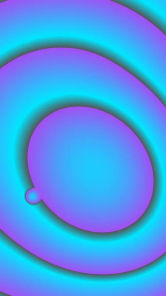 Dessins Abstraits Formes Animation Gradient Cercles Vertical Vidéo — Video