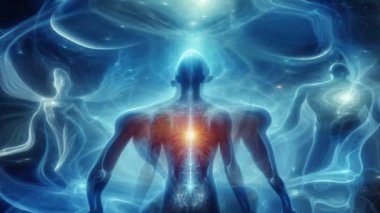 Vücut aura ruhu ve insan enerjisi
