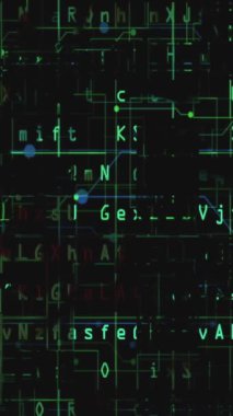 Ekran hata efekti dikey videosundaki kod