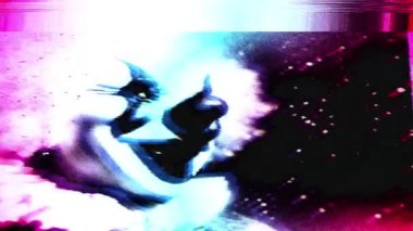 Televizyondaki çizikler ve tozla ürkütücü palyaço hatası.