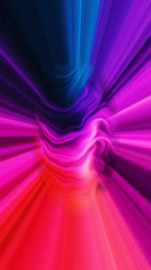 Çok Renkli Girdap Dalgaları ve Işıklar dikey video ile Soyut Hareket Arkaplanı