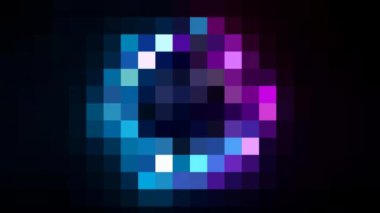 Renkli Renkli Piksel Sanat Arkaplanı