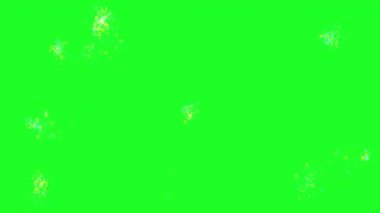 Parlayan parçacıklar dinamik bir şekilde hareket eder ve enerjik ve büyüleyici bir görüntü yaratır..