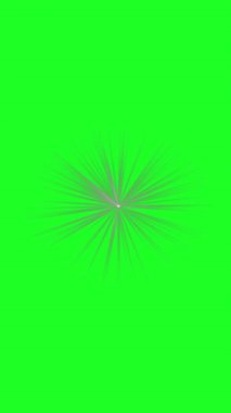 Yeşil ekran dikey video üzerindeki ışık ışınları