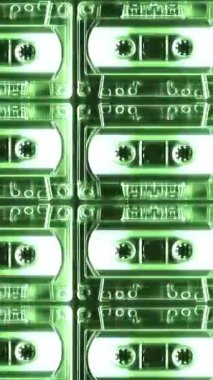 Retro Vintage Ses Kasedi Dikey Video