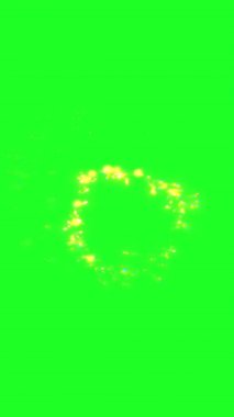 Yeşil Ekranda Parlayan Sparks dikey videosu