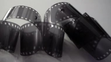 Klasik 35 mm film liderinin kapanışı.