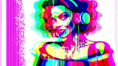Kadınların Pop Art animasyonu