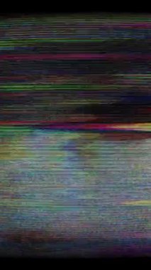 Ekrandaki ürkünç Maske 'nin dikey görüntü efekti