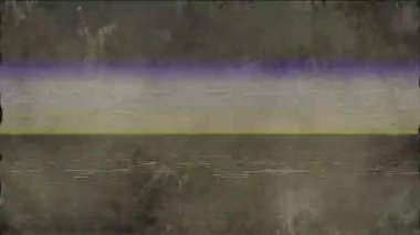 Dijital Glitches ve Statik Efektlere sahip Dokulu Gözün Soyut Resmi