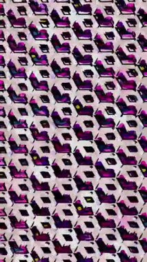 Klorlu elmas desenli el çizimi dikey görüntü