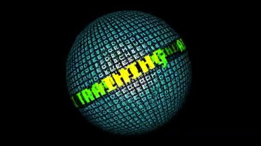 Yapay zeka eğitim kavramlarını kapsayan bir kürenin dijital temsili