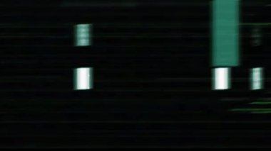 Gerçek Glitch Statik TV Gürültüsü Geçişi