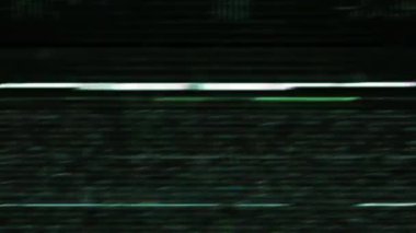 Gerçek Glitch Statik TV Gürültüsü Geçişi