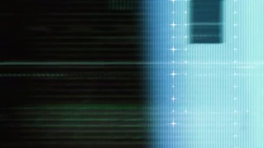 Gerçek Glitch Statik TV Gürültüsü Geçişi