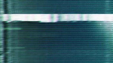 Gerçek Glitch Statik TV Gürültüsü Geçişi