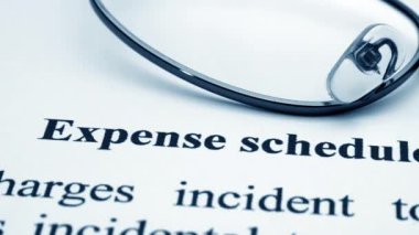 Harcama çizelgesini kapat.