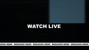 Son Dakika Haber Nöbeti Ekran Arkaplanında Canlı Gösterildi