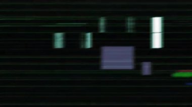 Gerçek Glitch Statik TV Gürültüsü Geçişi