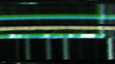 Gerçek Glitch Statik TV Gürültüsü Geçişi