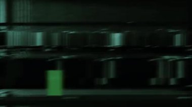 Gerçek Glitch Statik TV Gürültüsü Geçişi