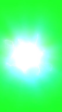 Yeşil ekran dikey videoda Aura Çakraları ve İyileştirme Enerjisi
