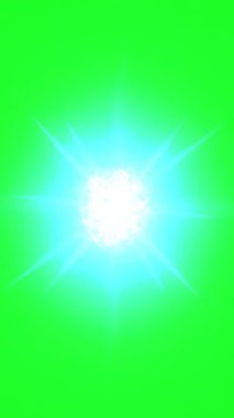 Yeşil ekran dikey videoda Aura Çakraları ve İyileştirme Enerjisi