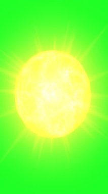 Yeşil ekran dikey videoda Aura Çakraları ve İyileştirme Enerjisi