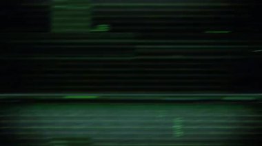 Gerçek Glitch Statik TV Gürültüsü Geçişi