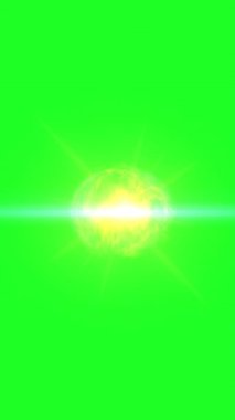 Yeşil ekran dikey videoda Aura Çakraları ve İyileştirme Enerjisi