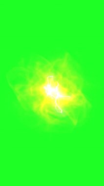 Yeşil ekran dikey videoda Aura Çakraları ve İyileştirme Enerjisi