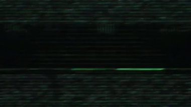 Gerçek Glitch Statik TV Gürültüsü Geçişi