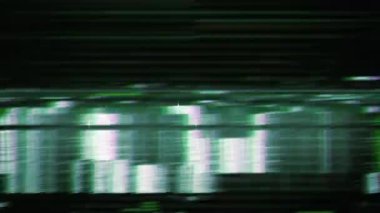 Gerçek Glitch Statik TV Gürültüsü Geçişi