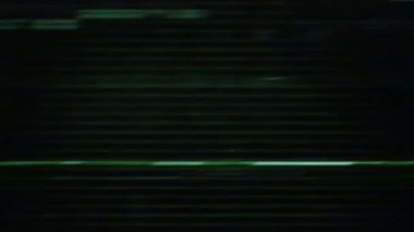 Gerçek Glitch Statik TV Gürültüsü Geçişi