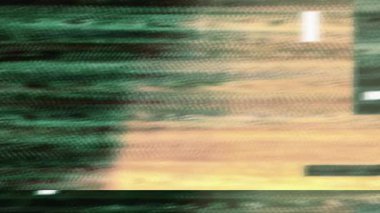 Gerçek Glitch Statik TV Gürültüsü Geçişi