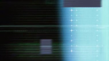 Gerçek Glitch Statik TV Gürültüsü Geçişi