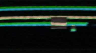 Gerçek Glitch Statik TV Gürültüsü Geçişi