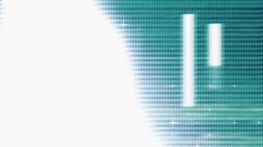 Gerçek Glitch Statik TV Gürültüsü Geçişi