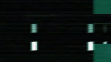 Gerçek Glitch Statik TV Gürültüsü Geçişi