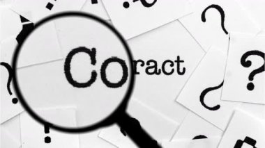 Soru İşaretleri ve Sözcükler Arasındaki Sözleşme Aranıyor