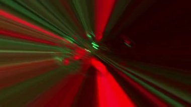 Close up of fiber optics and light rays