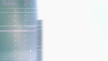 Gerçek Glitch Statik TV Gürültüsü Geçişi