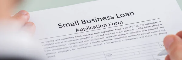 Small Business Loan Application Paper Document. Credit Approval