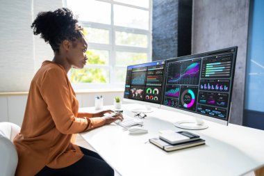 Finansal İş Analitik Veri Paneli. Analist Kadın