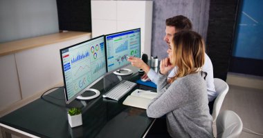 Finansal İş Analitik Veri Paneli. Analist Kadın