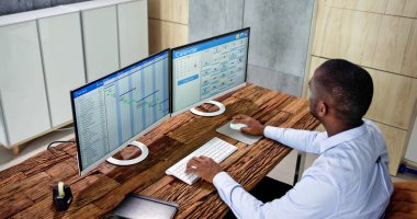 Gantt Çizelge Takvimi Çoklu Bilgisayarlarda Zamanlama